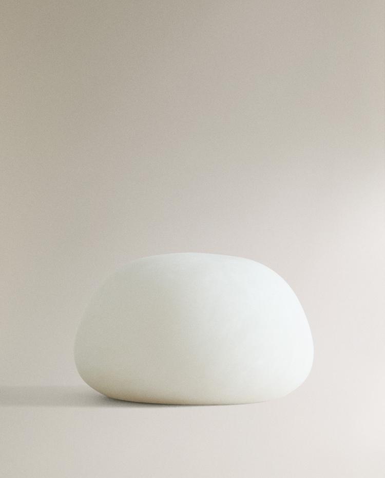 ROUND ALABASTER TABLE LAMP