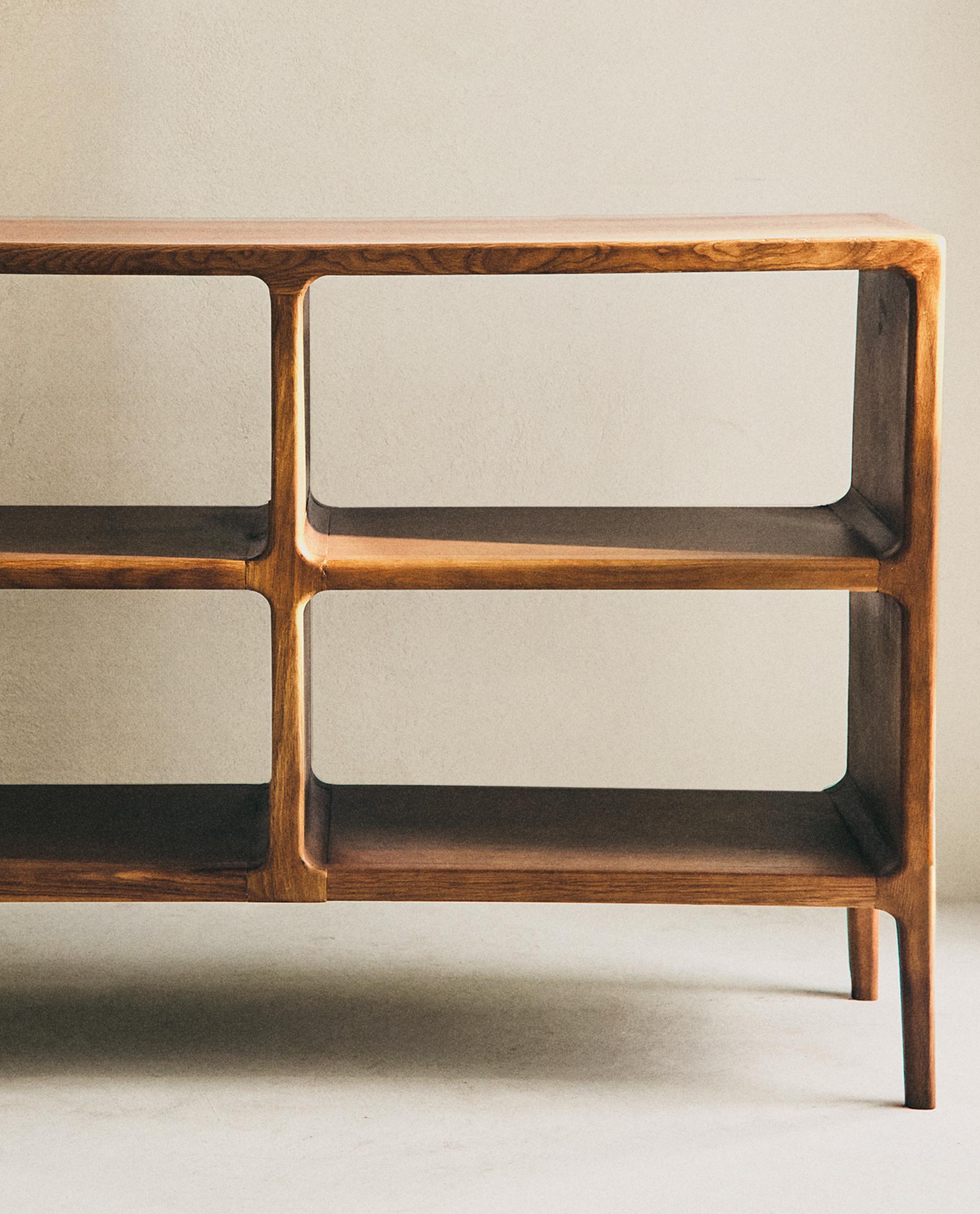 Honey Oak Sideboard - Medium Storage Unit