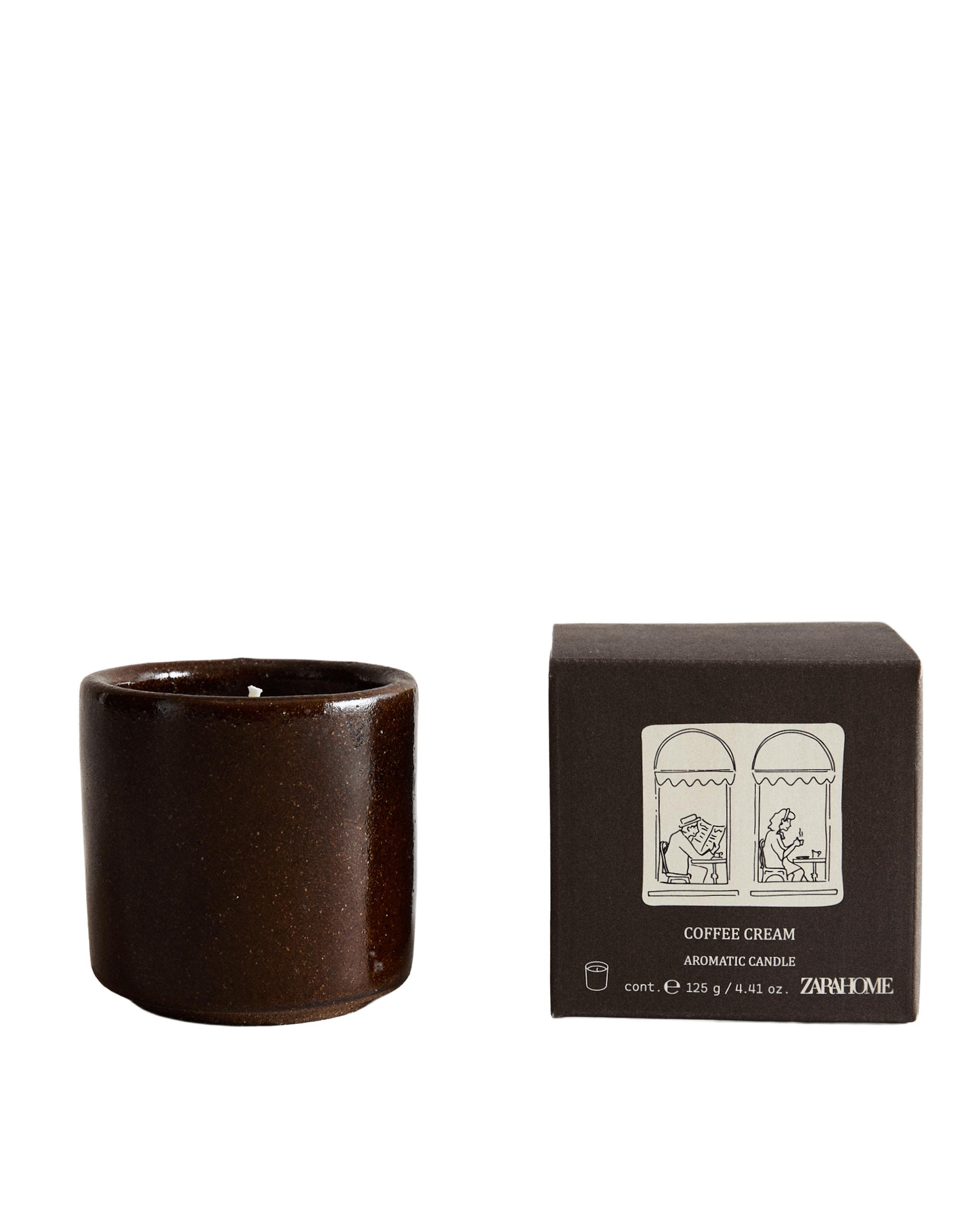 (125 G) COFFEE CREAM SCENTED CANDLE