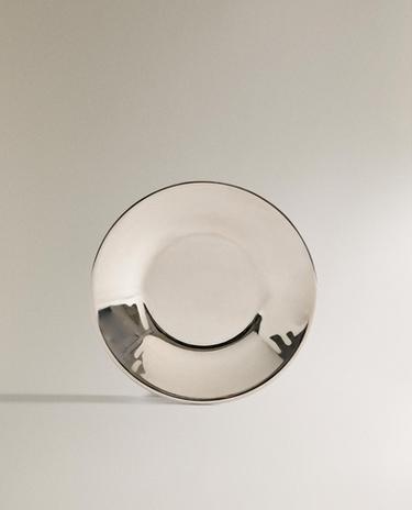 SHINY METAL BATHROOM SOAP DISH