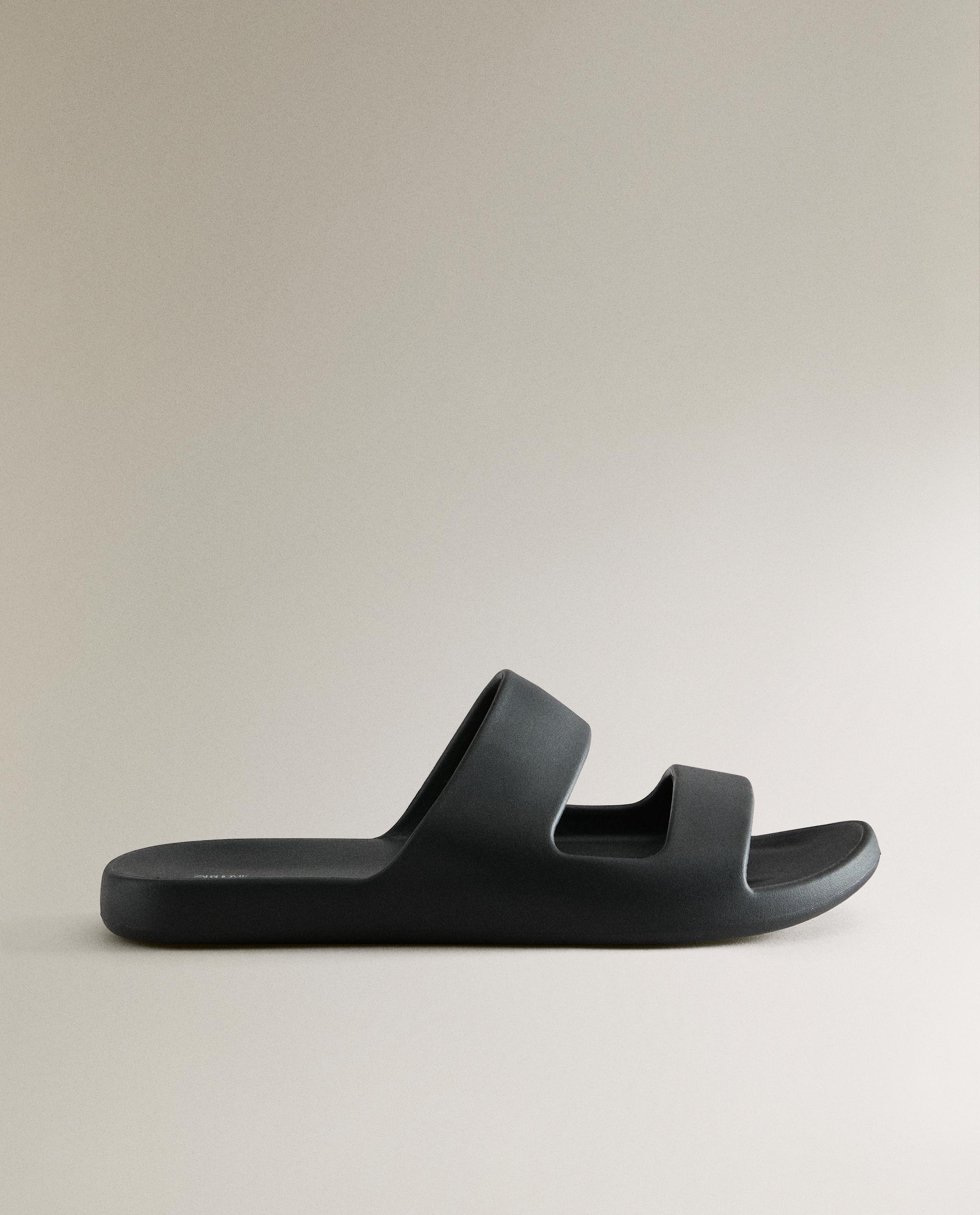 RUBBERISED FLAT SANDALS product thumbnail 7