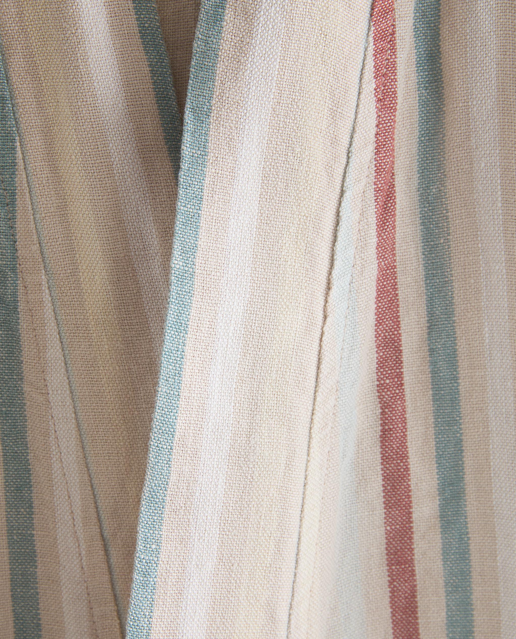 LINEN DRESSING GOWN WITH COLOURED STRIPES product thumbnail 7