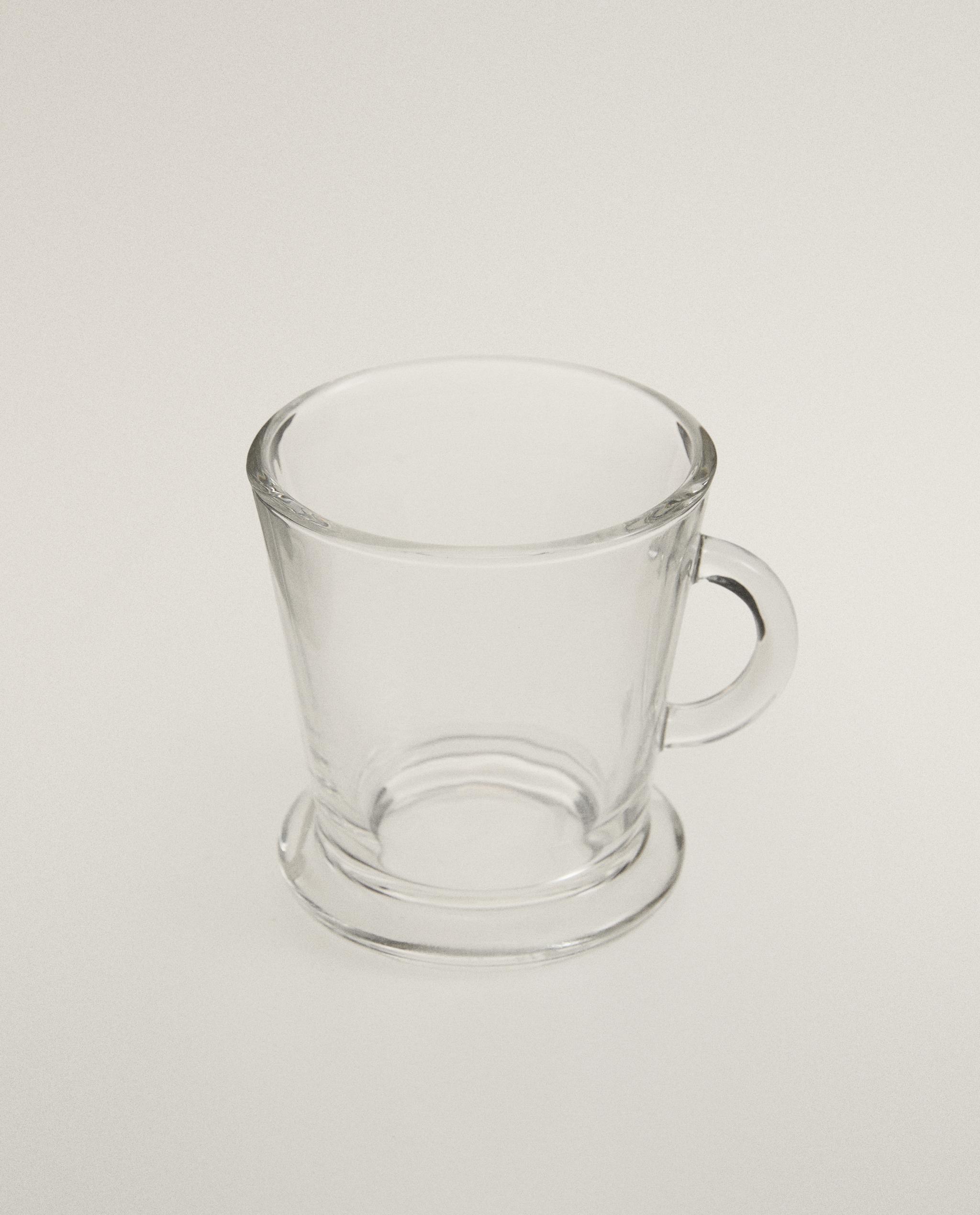 TRANSPARENT GLASS CAPPUCCINO CUP product thumbnail 10