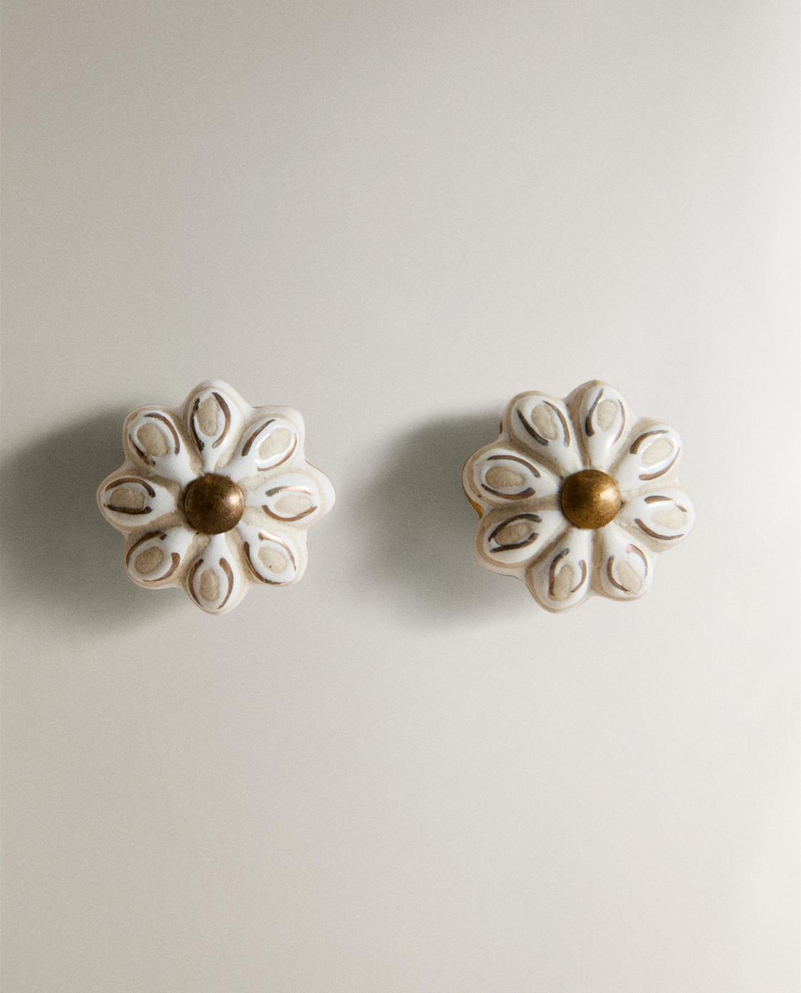 Lot De Boutons En Acrylique Motif Fleur - Diamètre 1,5 Cm - Fabriqué En France - Couleurs Assorties