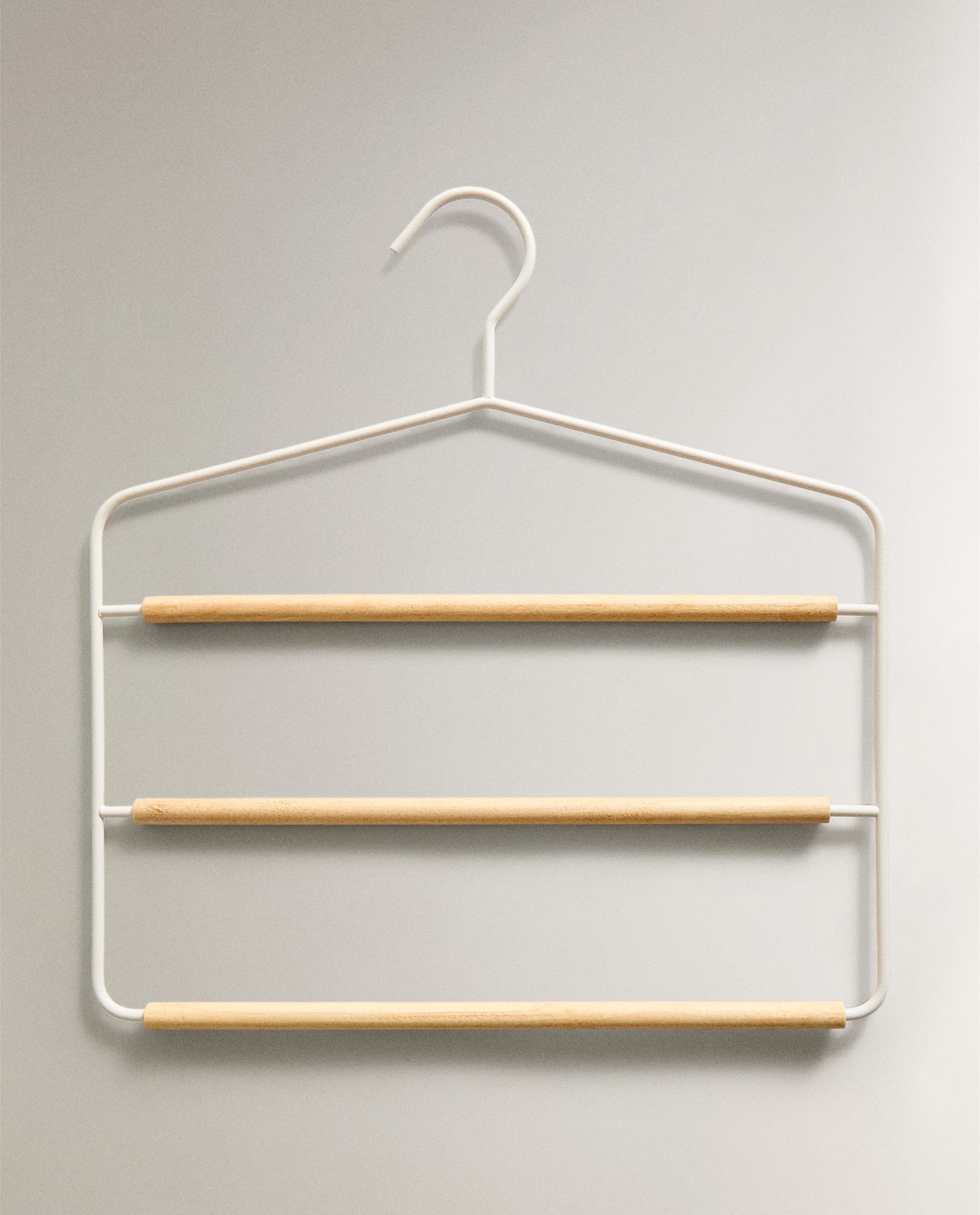 METAL AND WOOD TROUSER HANGER product thumbnail 7