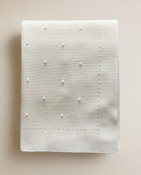 COUVERTURE BÉBÉ TRICOT