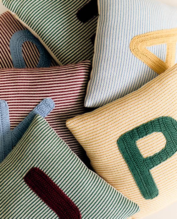 KIDS’ LETTER CUSHIONS KIDS’ LETTER CUSHIONS