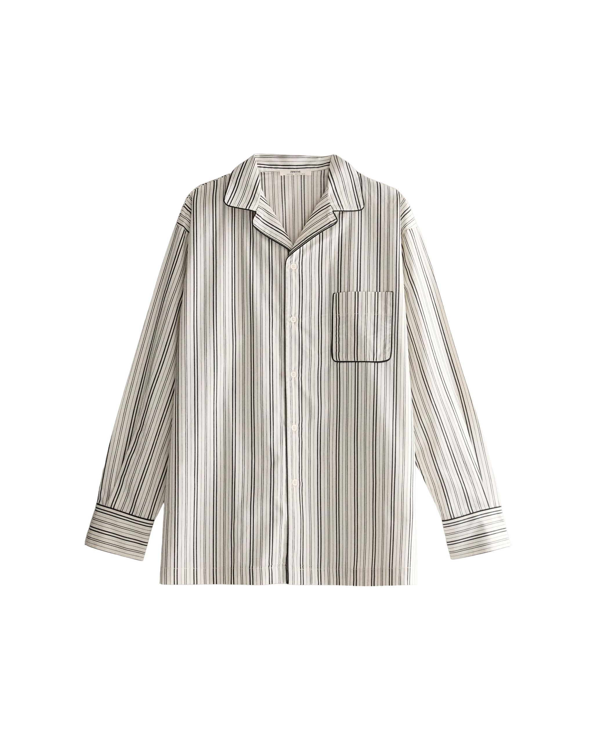 STRIPED COTTON SHIRT product thumbnail 9