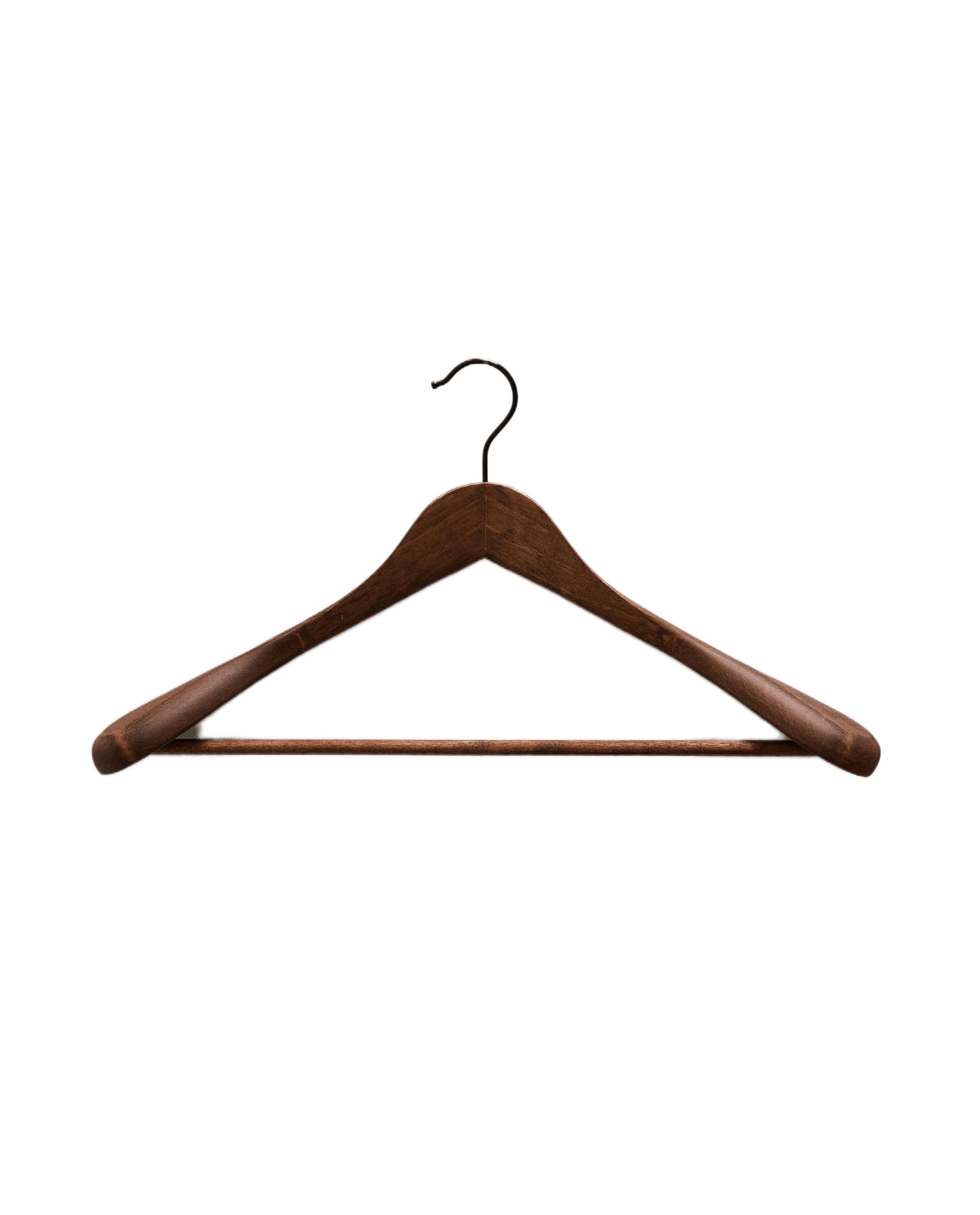WOODEN FINISH COAT HANGER product thumbnail 2