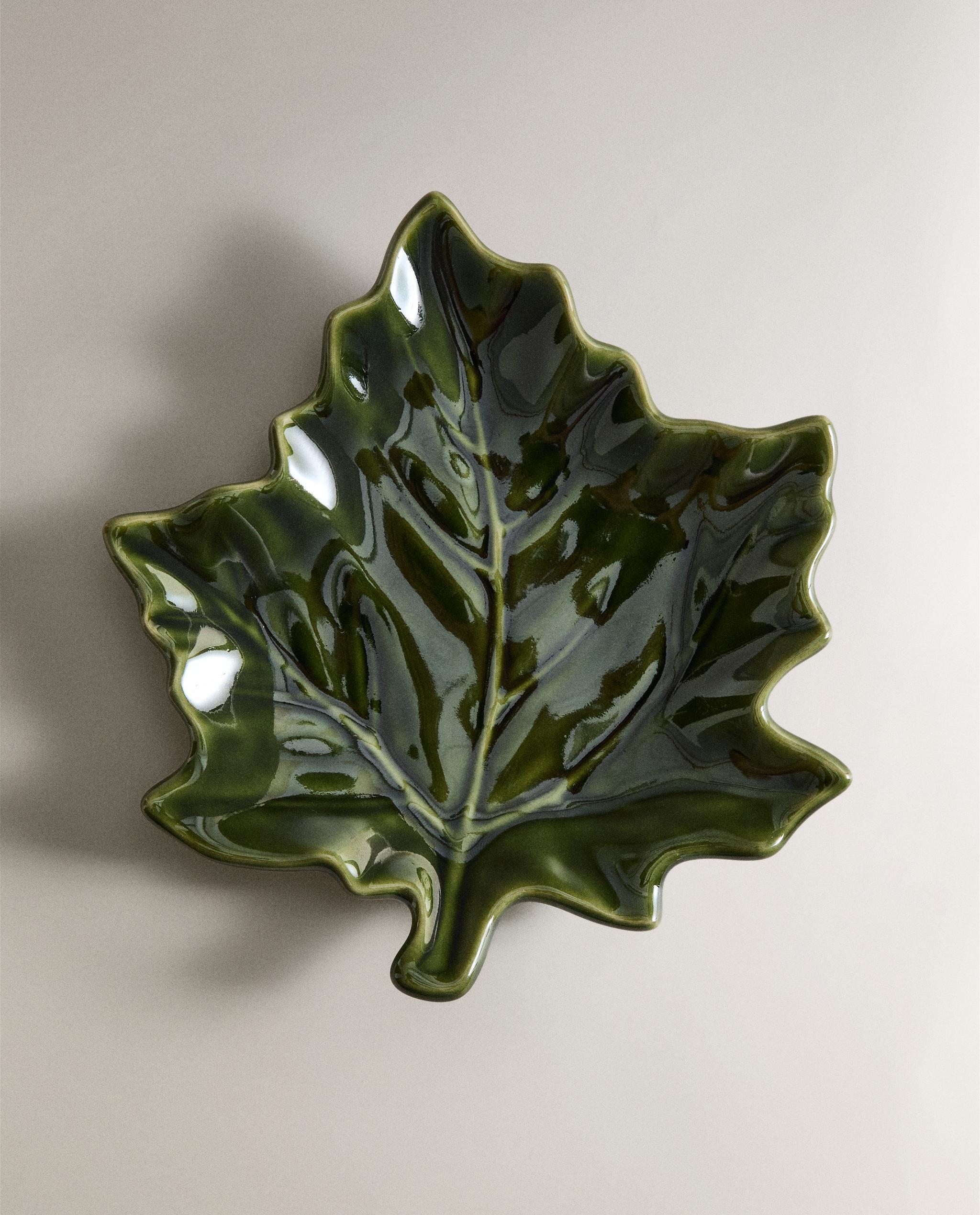 STONEWARE MINI LEAF PLATE | Zara Home United States of America