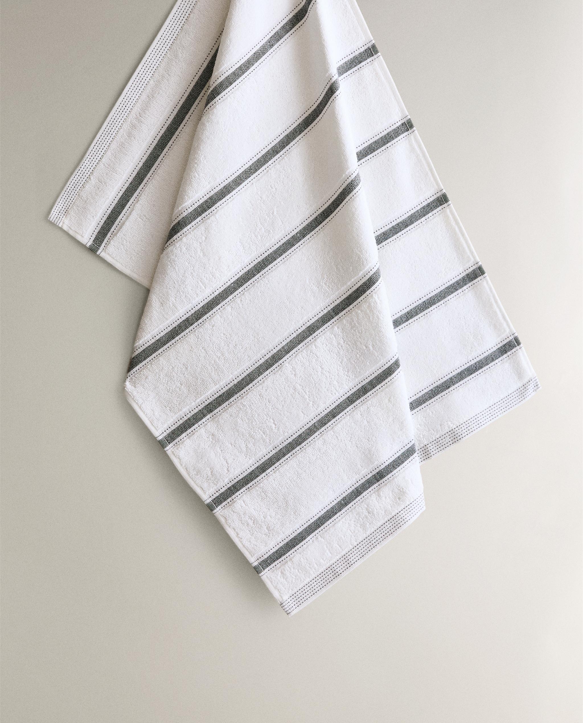 STRIPED COTTON TERRY TEA TOWEL product thumbnail 5