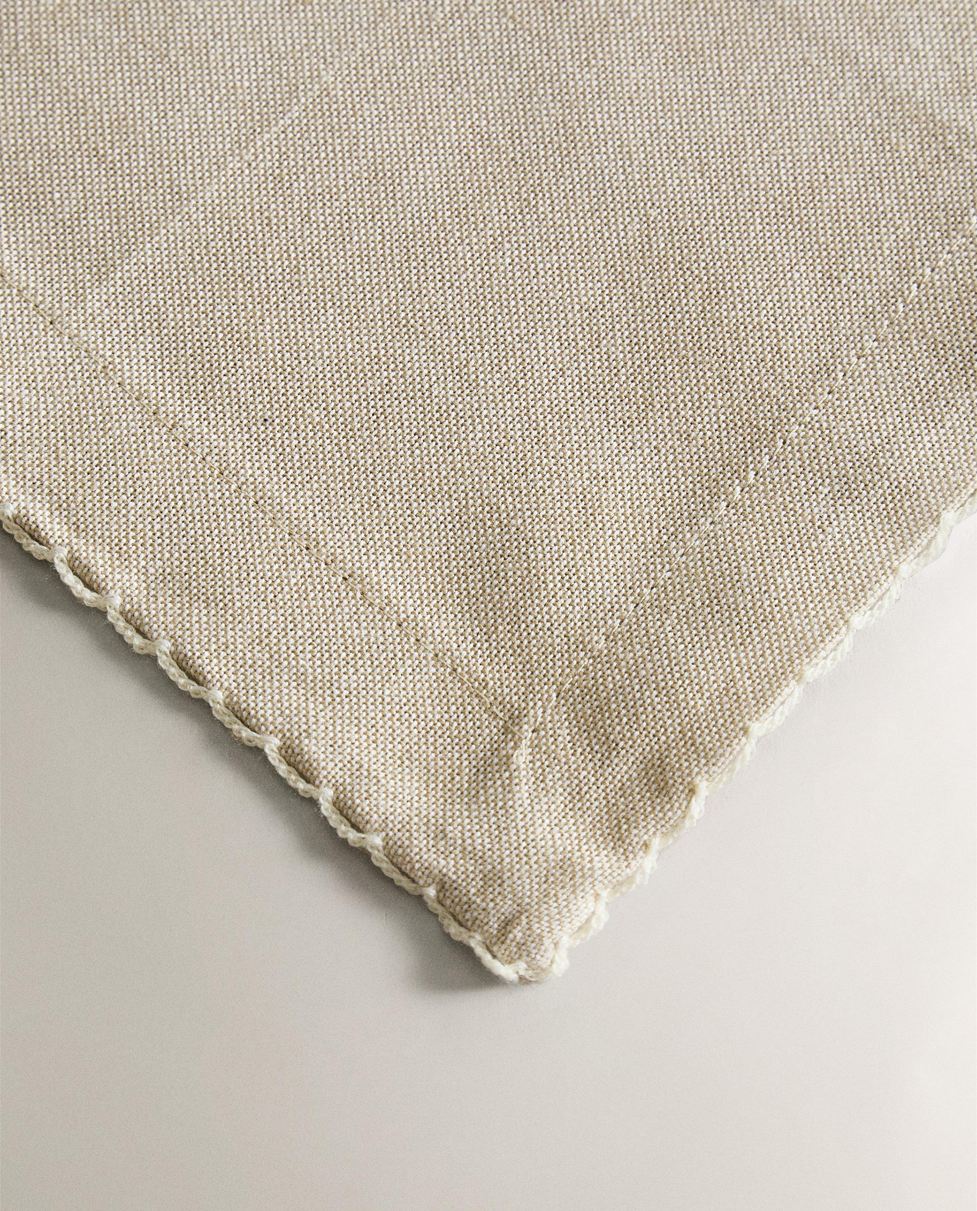 PACK OF PLAIN SCALLOPED NAPKINS (PACK OF 2) product thumbnail 16