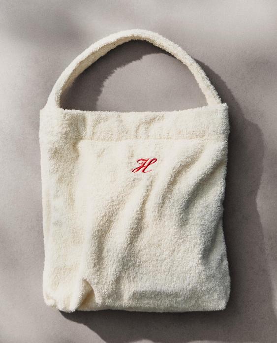 KLEINE TERRY-STRANDTASCHE