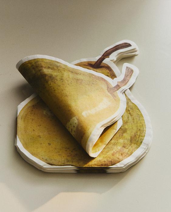 PACK OF PAPER PEAR NAPKINS (PACK OF 20) PACK OF PAPER PEAR NAPKINS (PACK OF 20)