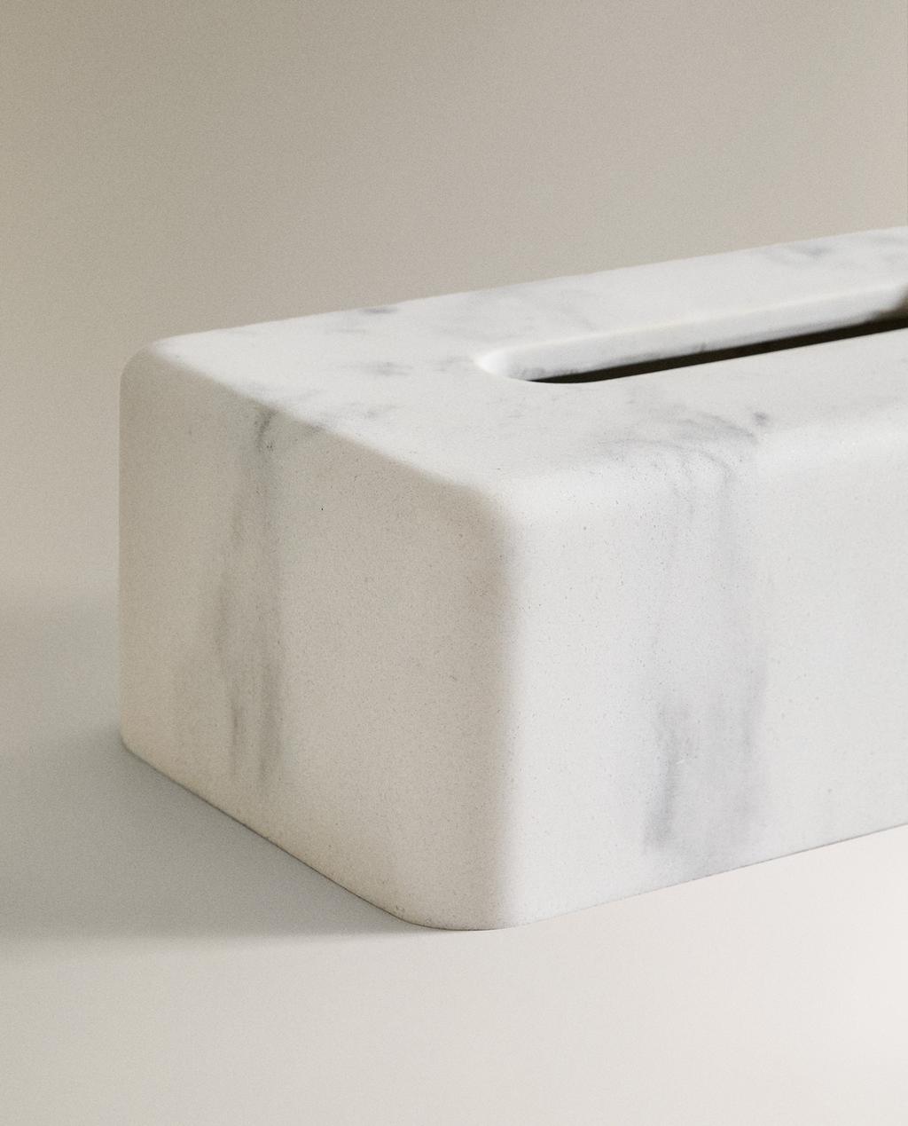 MARBLE-EFFECT TISSUE BOX