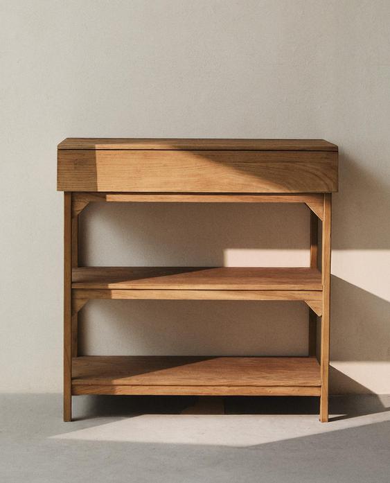 WOODEN STORAGE UNIT