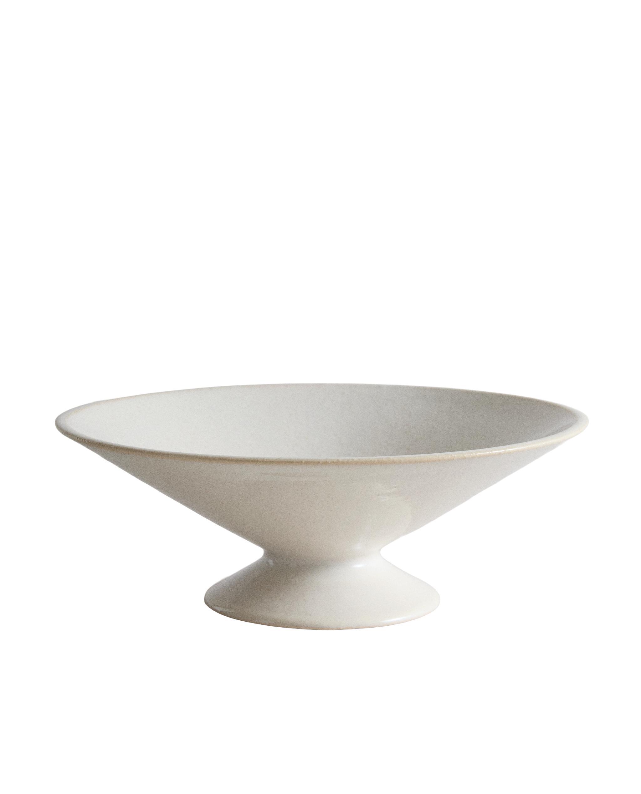 DECORATIVE WHITE CERAMIC BOWL product thumbnail 7