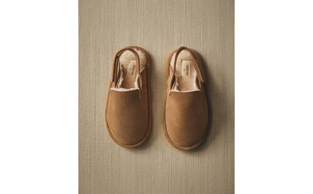 KIDS' WARM LEATHER CLOGS
