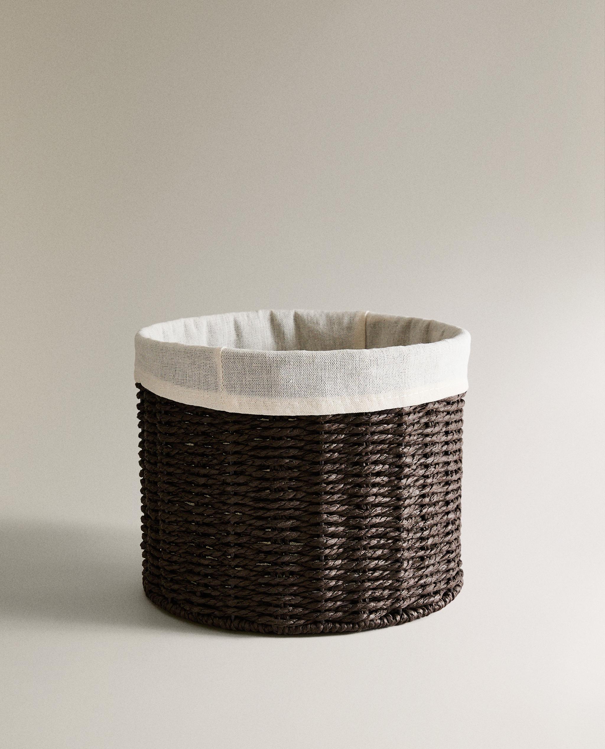 コットンライナー ラウンドバスケット | Zara Home 日本/Japan