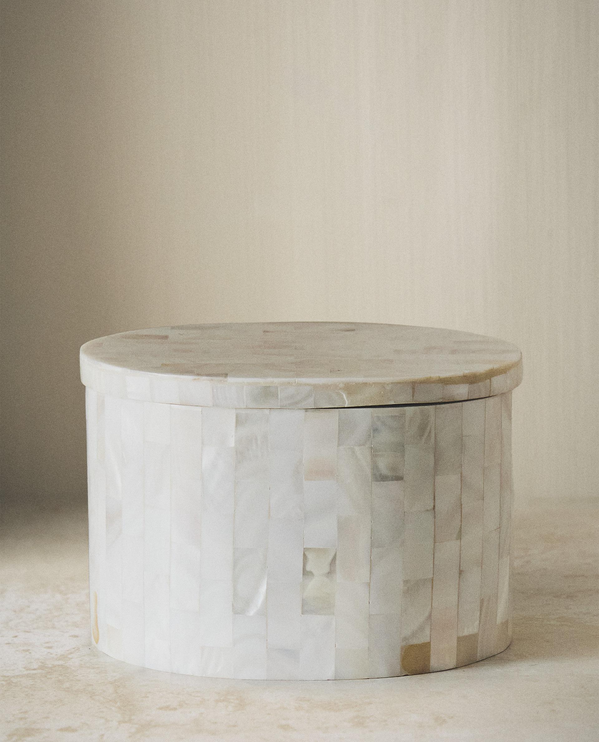 MOTHER-OF-PEARL BATHROOM ORGANISER JAR product thumbnail 9
