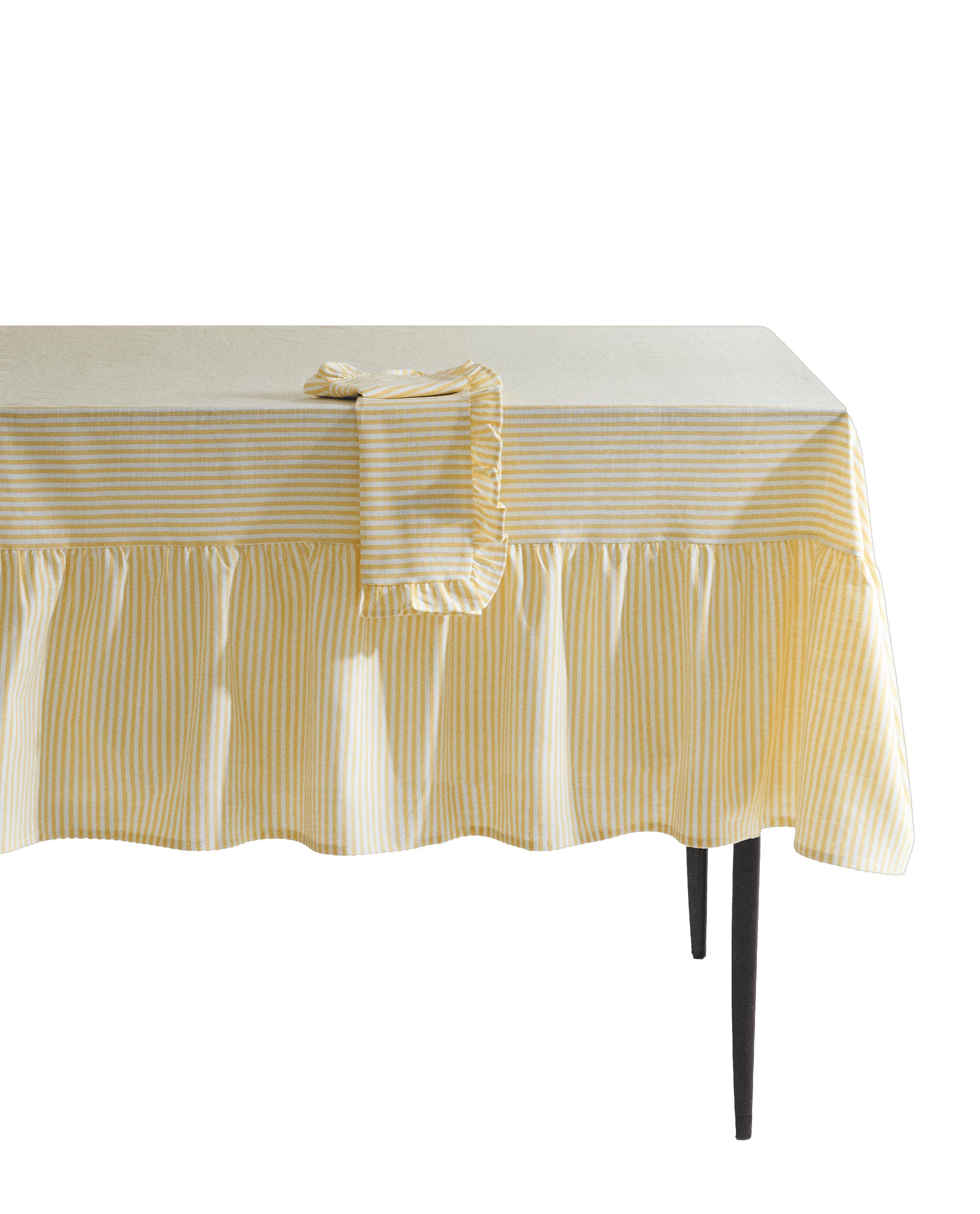 RUFFLED COTTON TABLECLOTH product thumbnail 8
