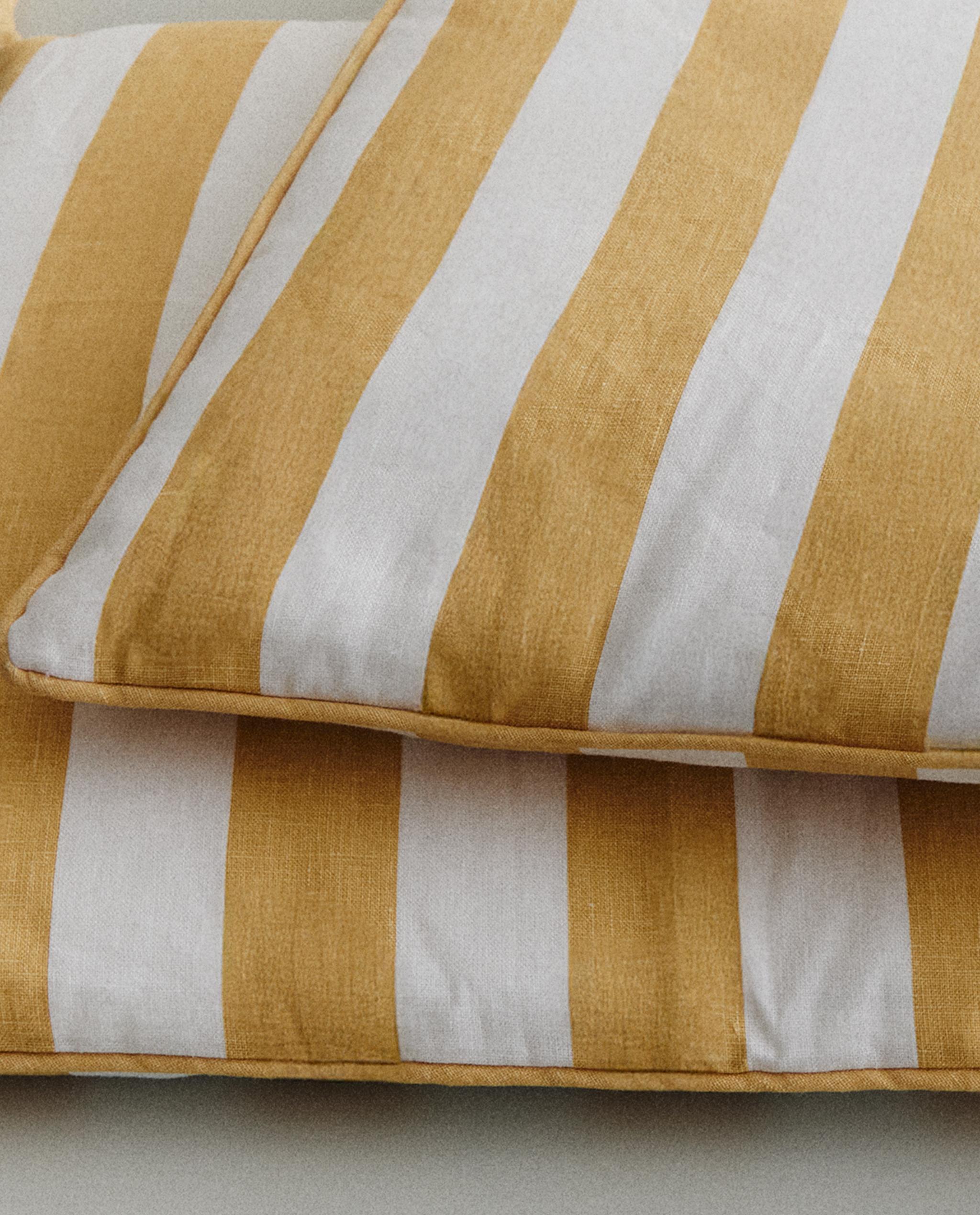 STRIPED BENCH SEAT CUSHION | Zara Home United States of America