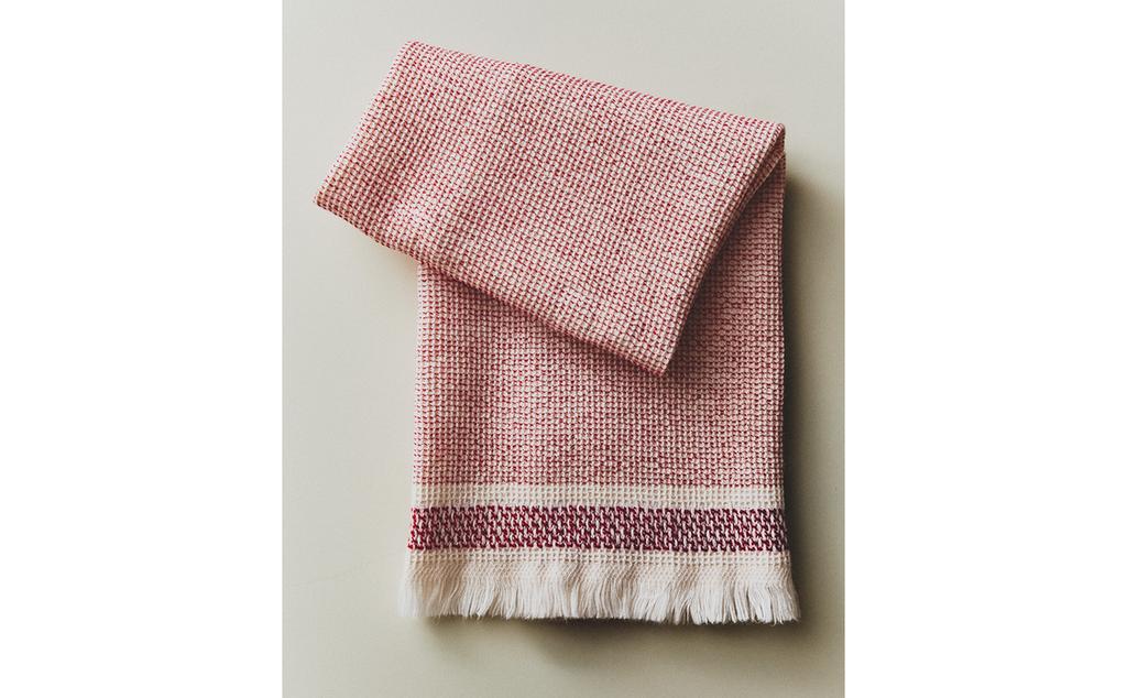 撞色棉織毛巾布抹布