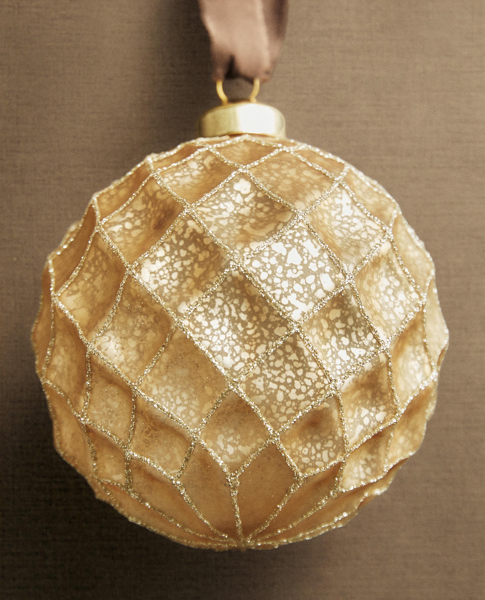 ゴールドリーフボール クリスマスツリーオーナメント | Zara Home 日本