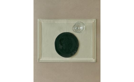 مفرش ساتان بشريط على الحافة