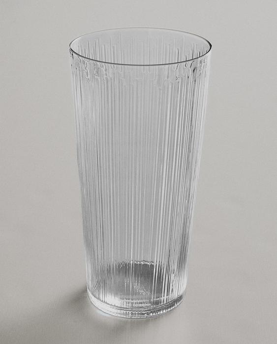 GLASS VASE WITH RAISED DESIGN GLASS VASE WITH RAISED DESIGN