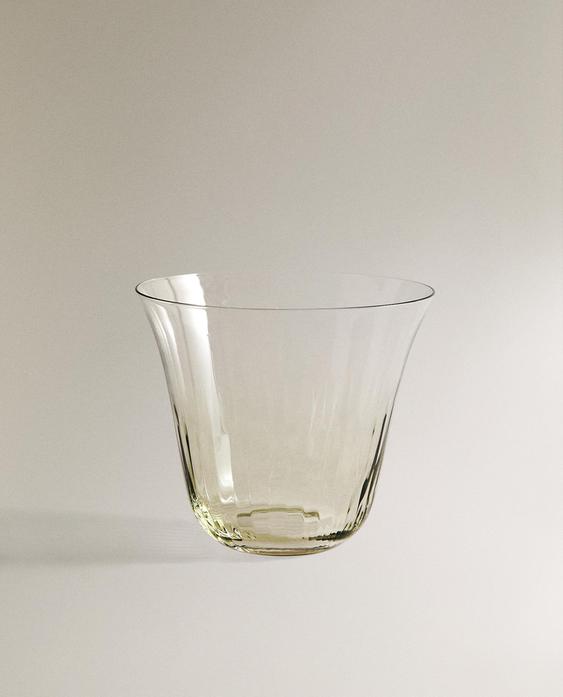 TRANSPARENT GLASS TUMBLER