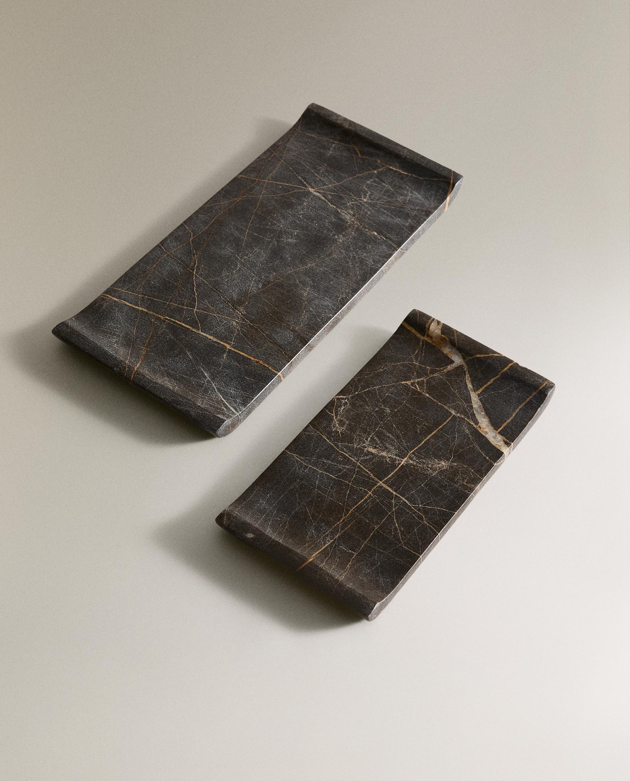 ★SALE【 ZARAHOME ブラック マーブル トレイ 大理石 プレート マーブルトレイ | Zara Home 日本/Japan
