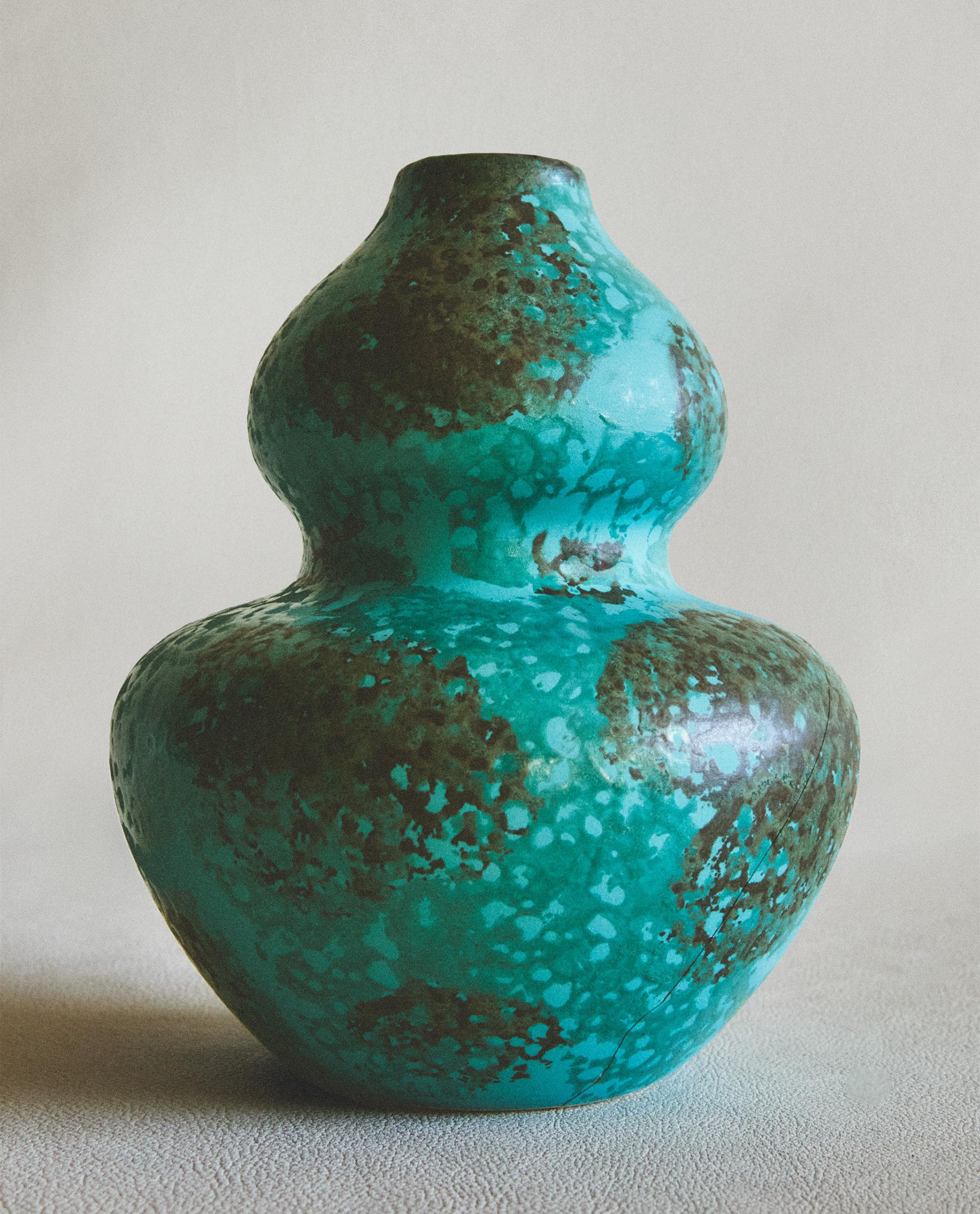 DOUBLE BODY STONEWARE VASE - VASES - HOME DECOR | Zara Home United States of America | Zara Home United States of America