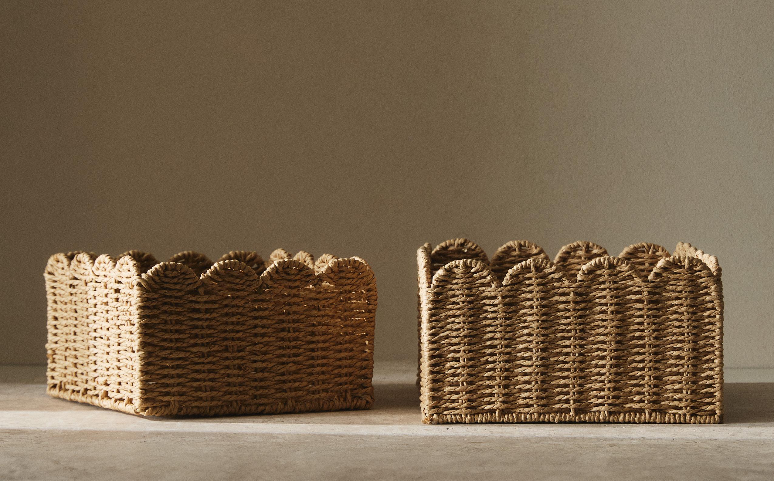 SCALLOPED BASKET