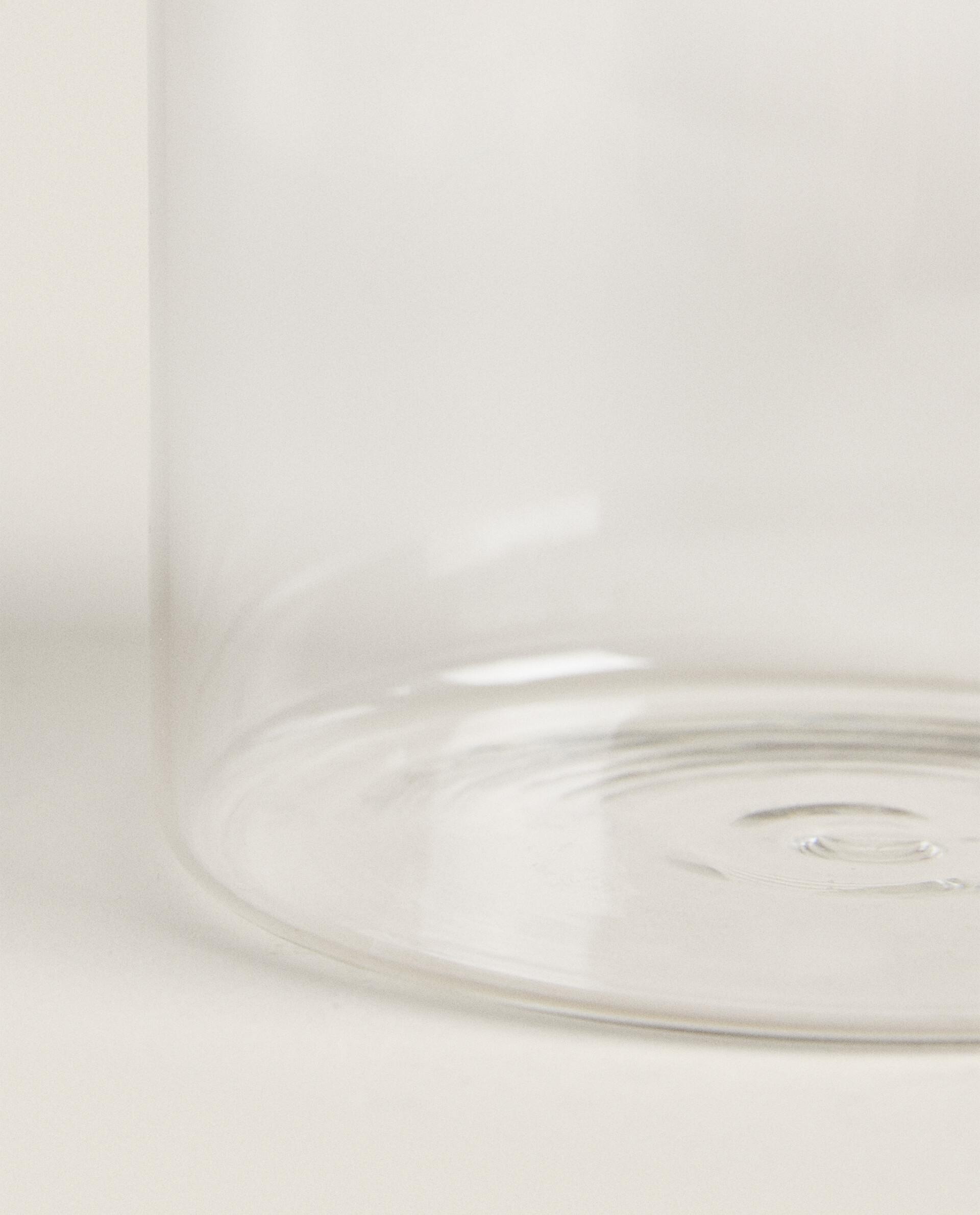 BOROSILICATE GLASS AND WOOD STORAGE JAR product thumbnail 4