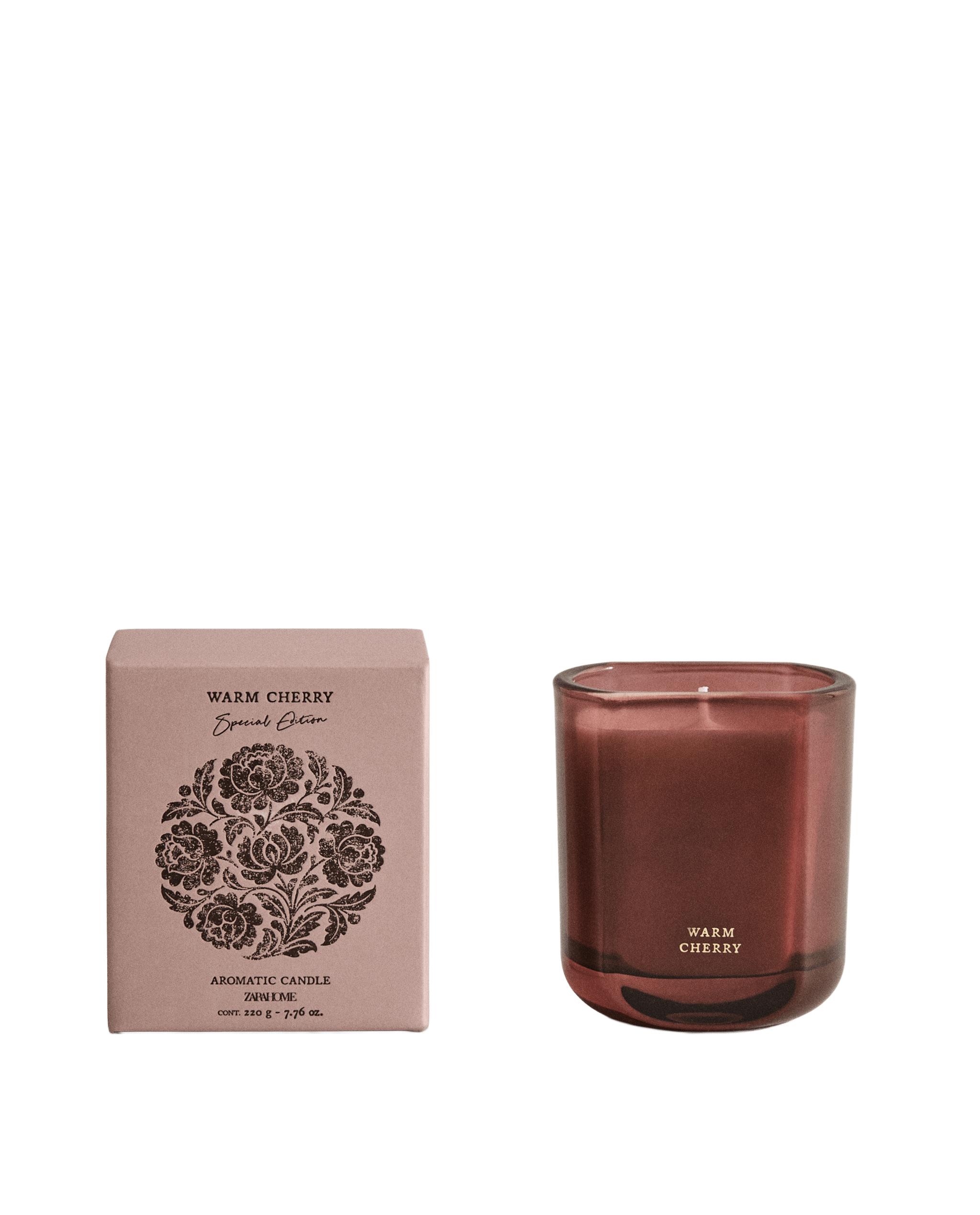 (220 G) WARM CHERRY SCENTED CANDLE product thumbnail 4