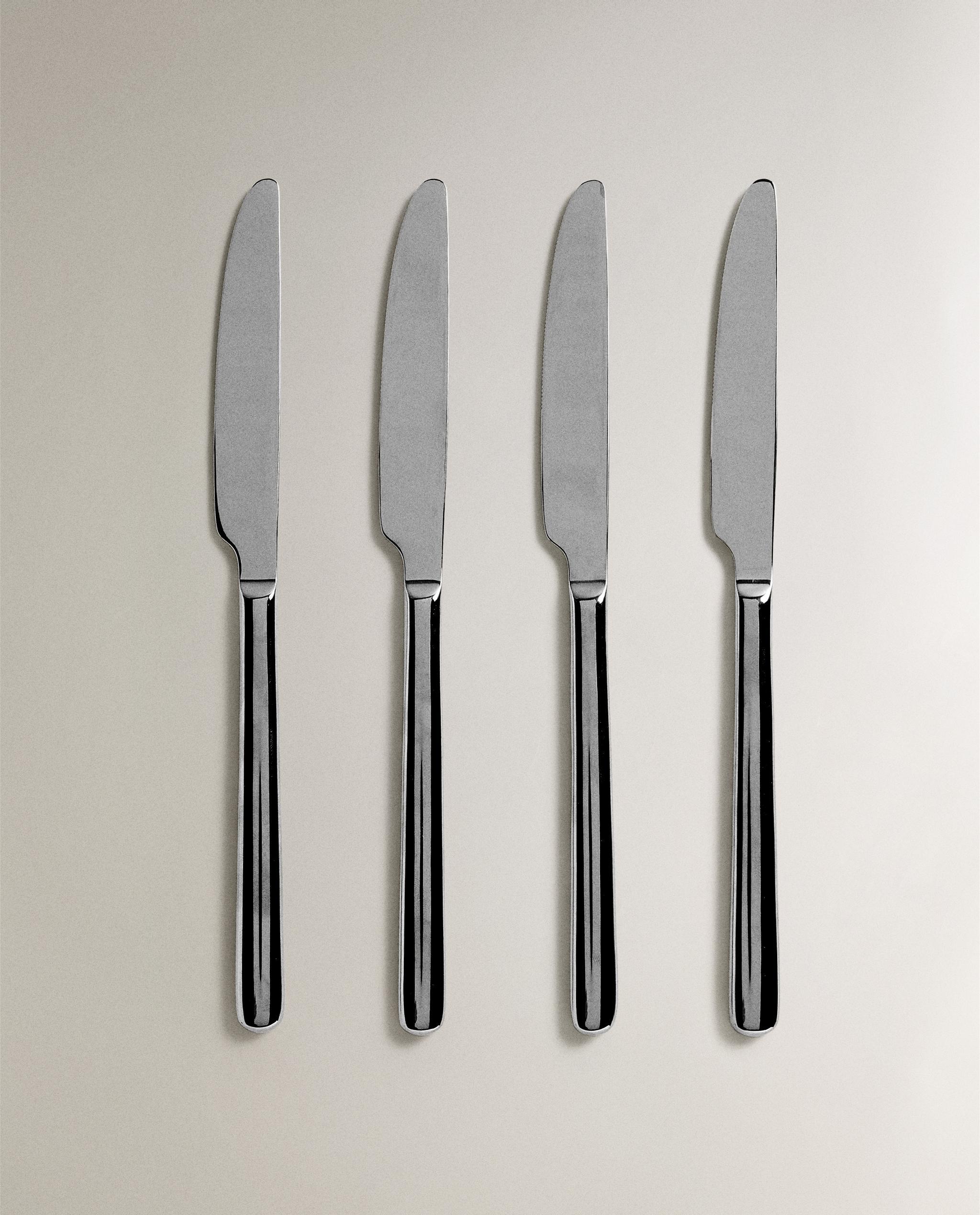 PACK OF SHINY STEEL KNIVES (PACK OF 4) product thumbnail 9