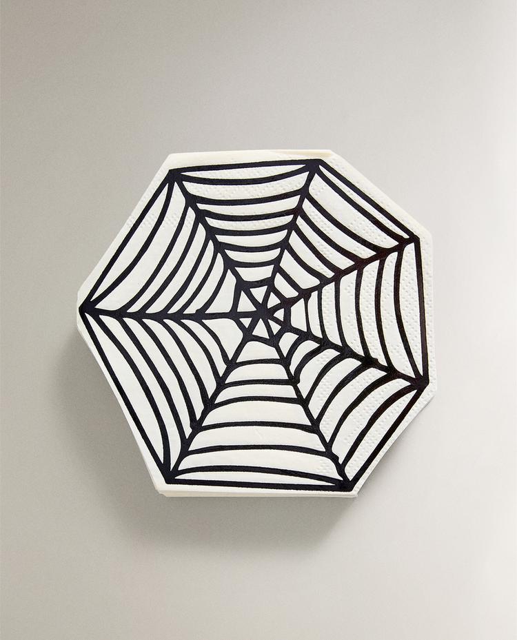 PACK OF CHILDREN’S HALLOWEEN SPIDER WEB PAPER NAPKINS (PACK OF 20)