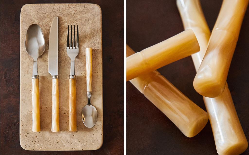 4-PIECE BAMBOO CUTLERY SET