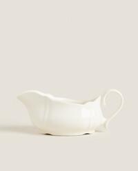 EARTHENWARE GRAVY BOAT WITH RAISED-EDGE DETAIL product thumbnail 9