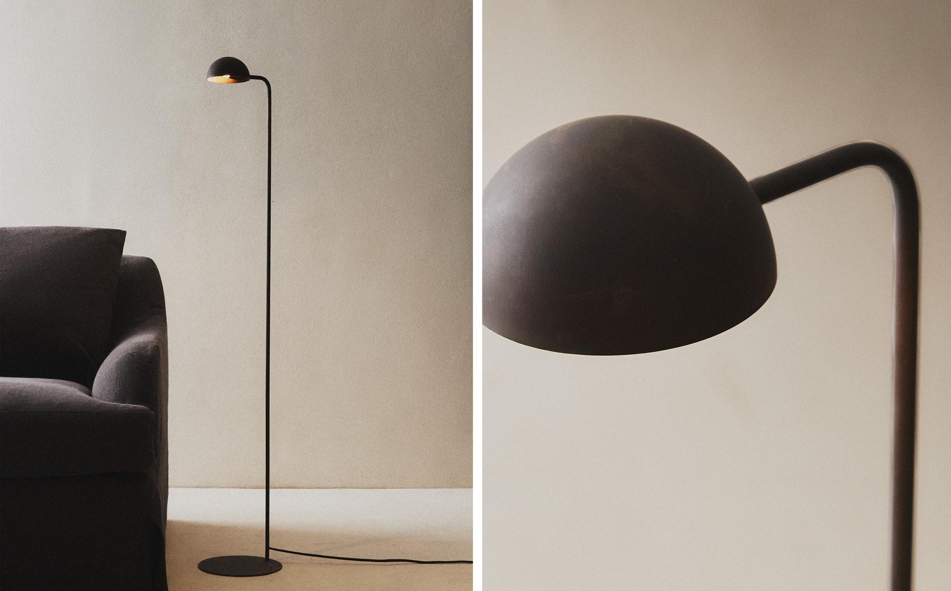 LAMPE MIT FUSS | STRAHLER METALL LAMPE MIT FUSS | STRAHLER METALL