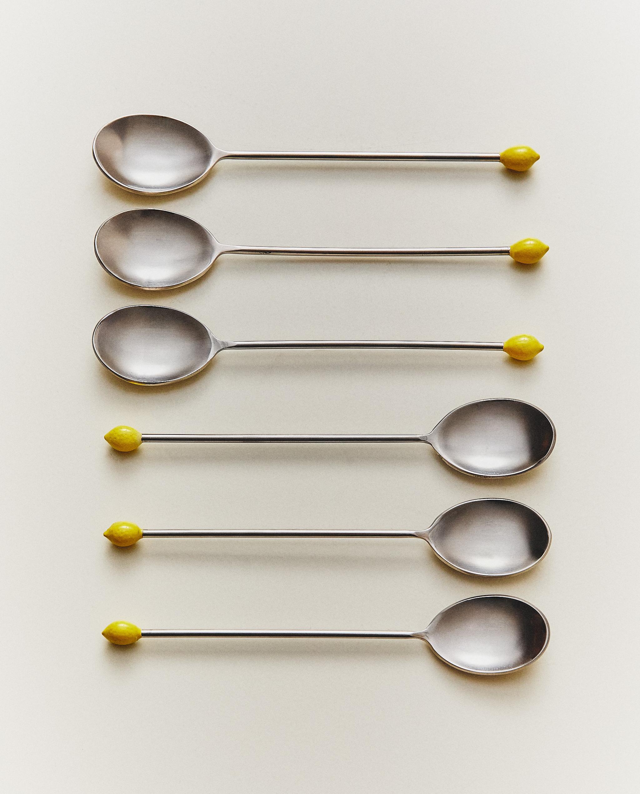 PACK OF STEEL LEMON DESSERT SPOONS (PACK OF 6) product thumbnail 7
