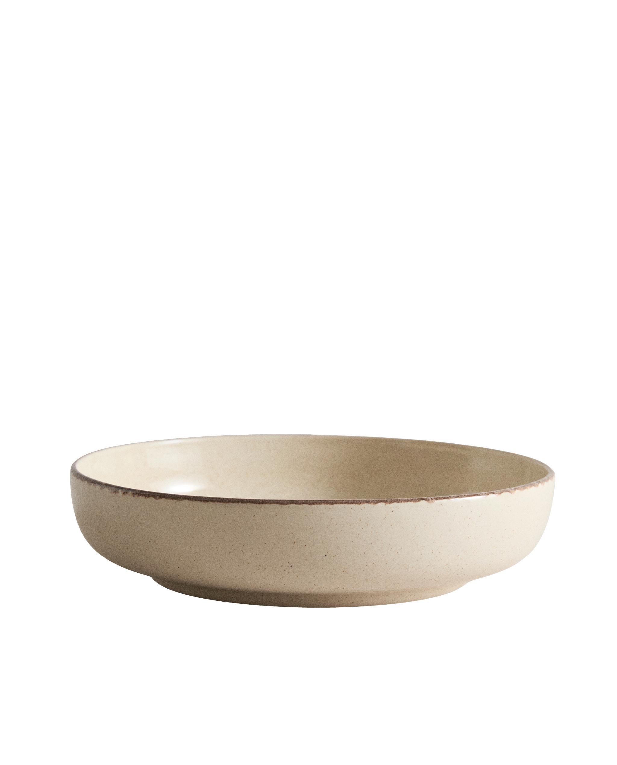 STONEWARE SOUP PLATE WITH ANTIQUE FINISH RIM product thumbnail 5
