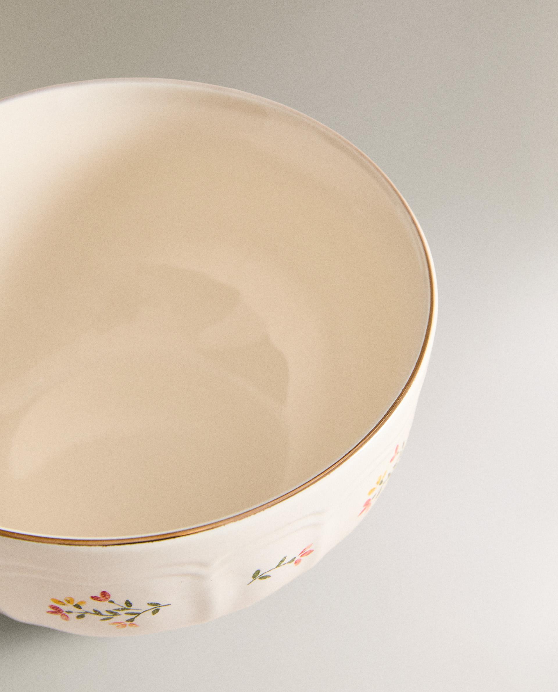 FLORAL PORCELAIN BOWL product thumbnail 7