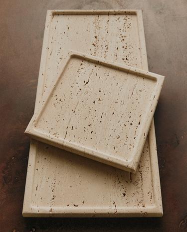 TRAVERTINE TRAY