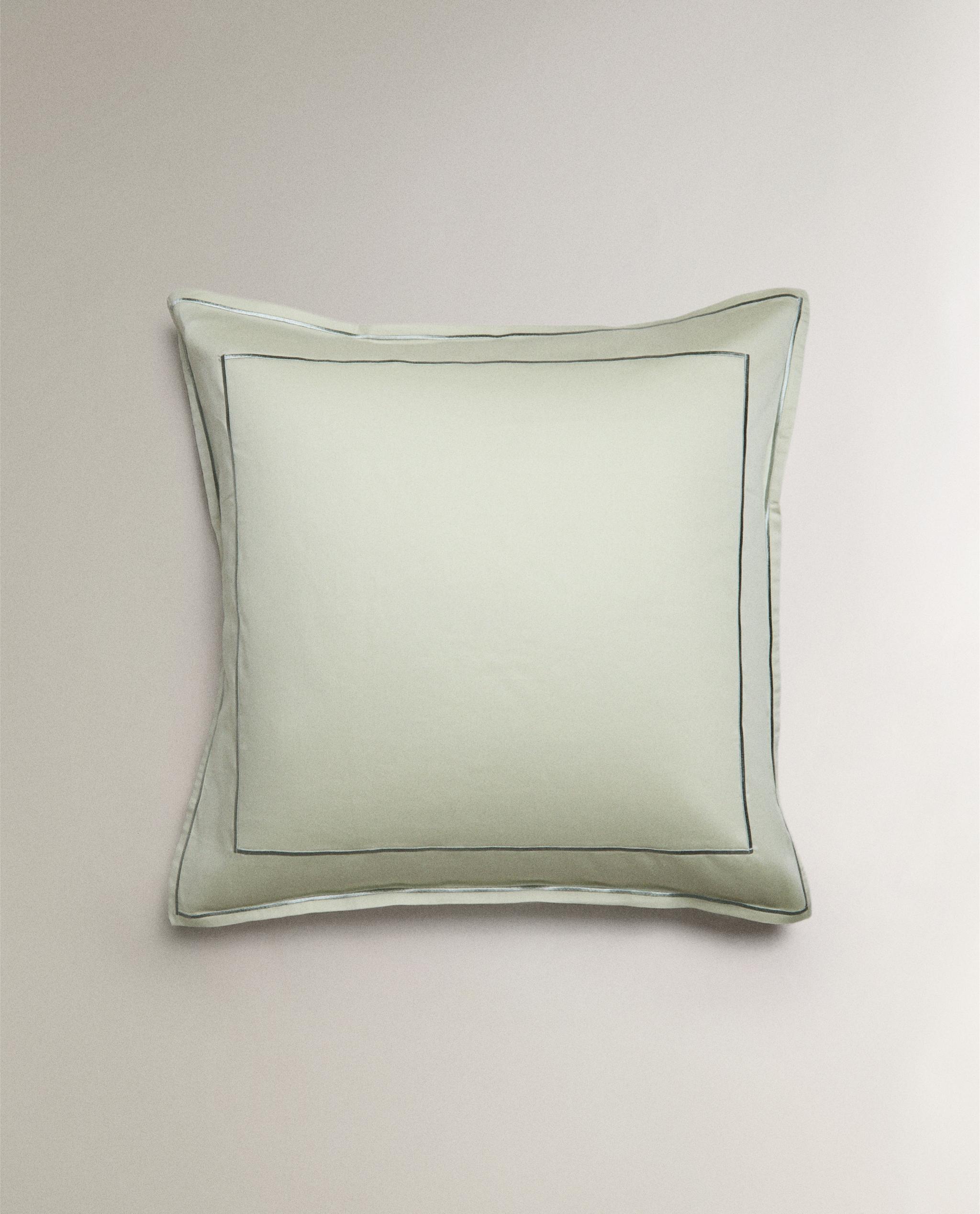 SATEEN PILLOWCASE WITH DOUBLE TRIM product thumbnail 12