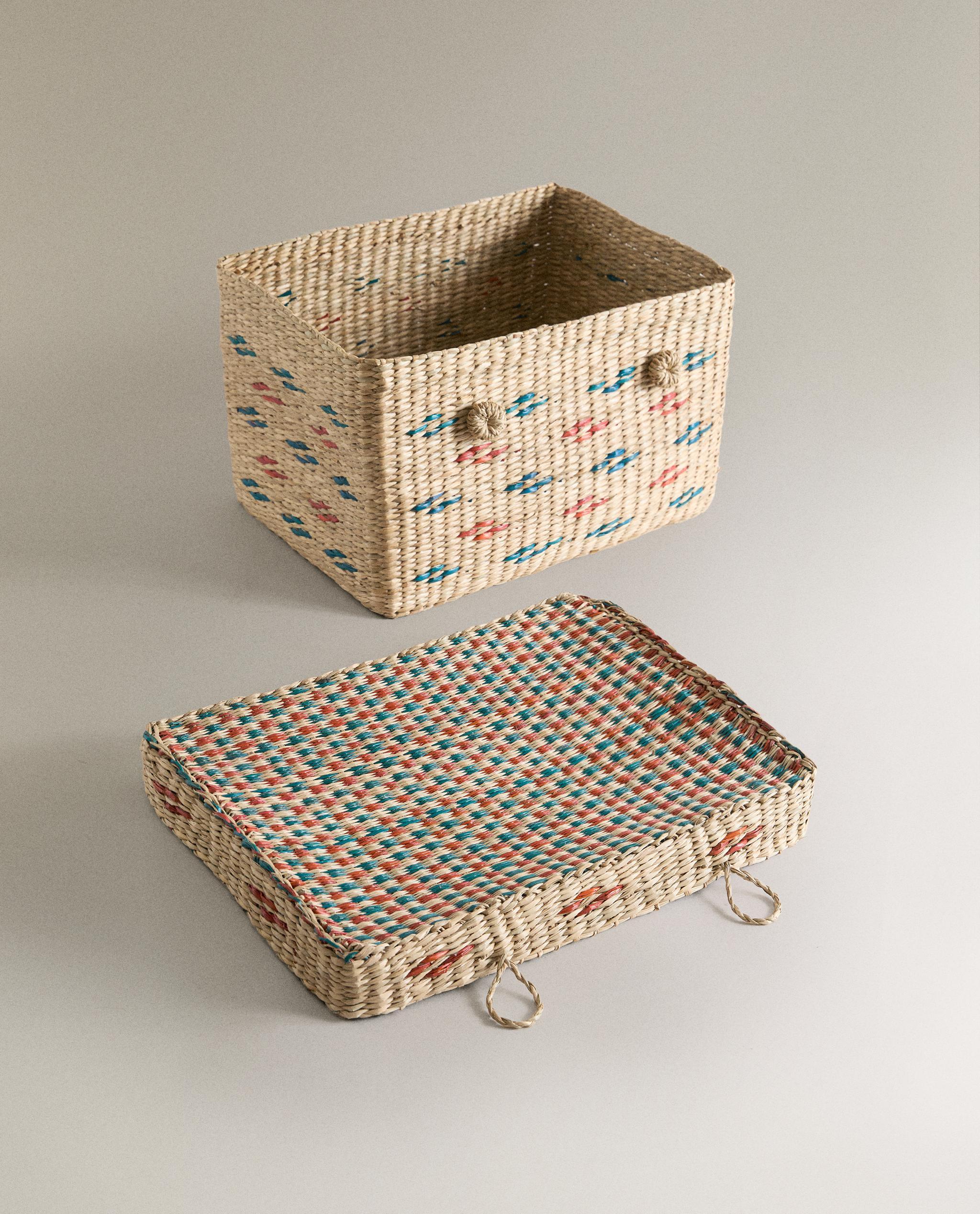 CHILDREN'S SEAGRASS BASKET WITH LID product thumbnail 5