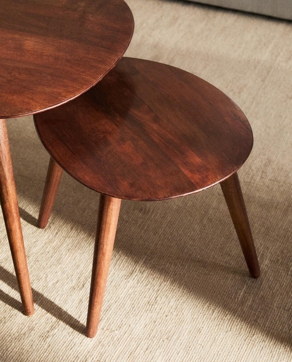 面取り加工 ウッド サイドテーブル | Zara Home 日本/Japan 