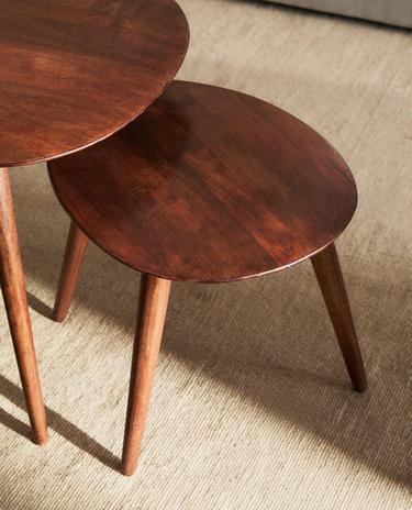 zarahome ザラホーム・大理石ネストテーブル・丸テーブル・大理石 