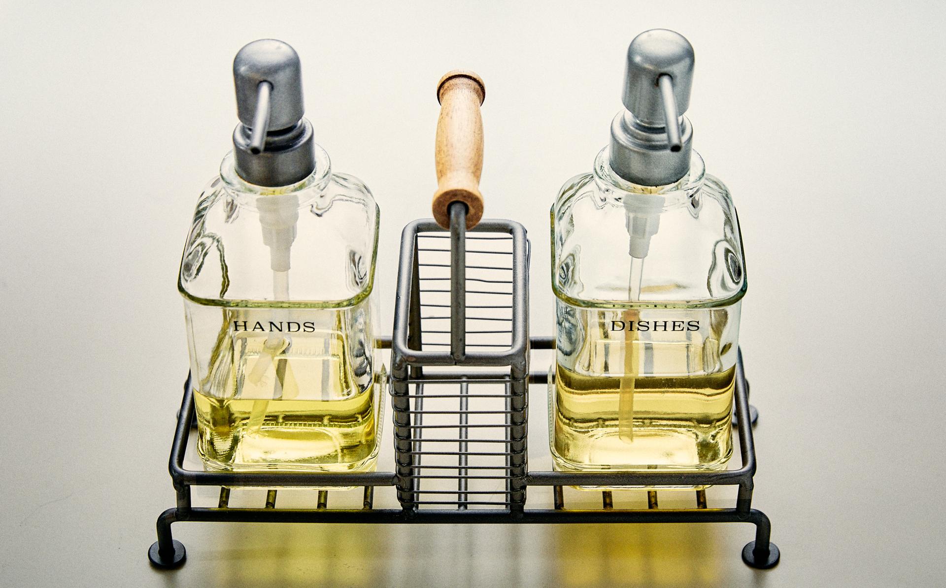 DOUBLE KITCHEN DISPENSER WITH STAND DOUBLE KITCHEN DISPENSER WITH STAND